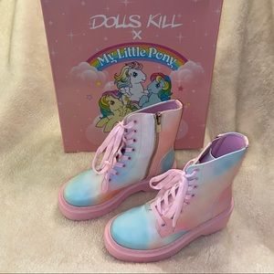 Dolls Kill x My Little Pony Women’s Platform Combat Boot Size 8
